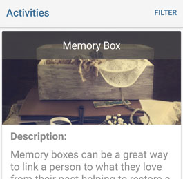 Activities, Memory Box