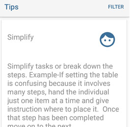 Tips, Simplify